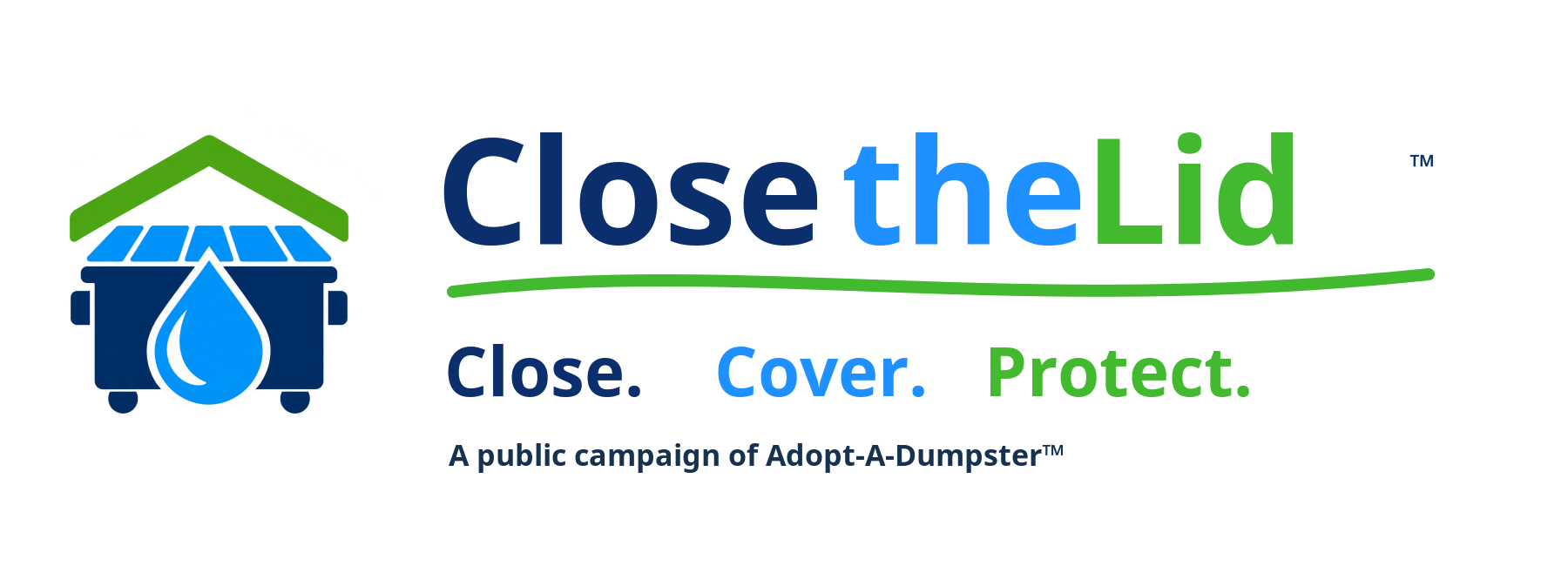 Close the Lid campaign by Adopt-A-Dumpster™