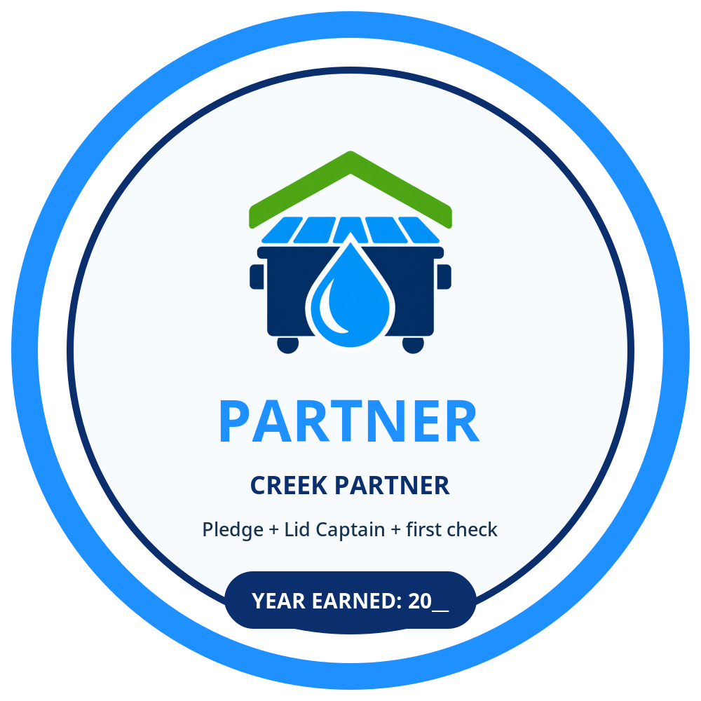 Creek Partner decal